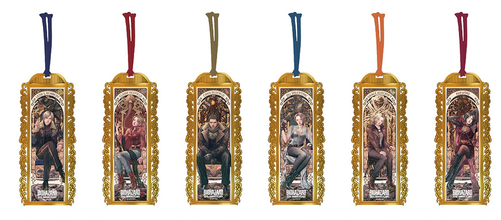 Resident Evil™ 30th Anniversary Character Metallic Bookmark